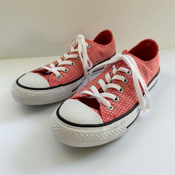 Converse Chuck Taylor All Star Low Top Sneakers Coral Print - Picture 10 of 16